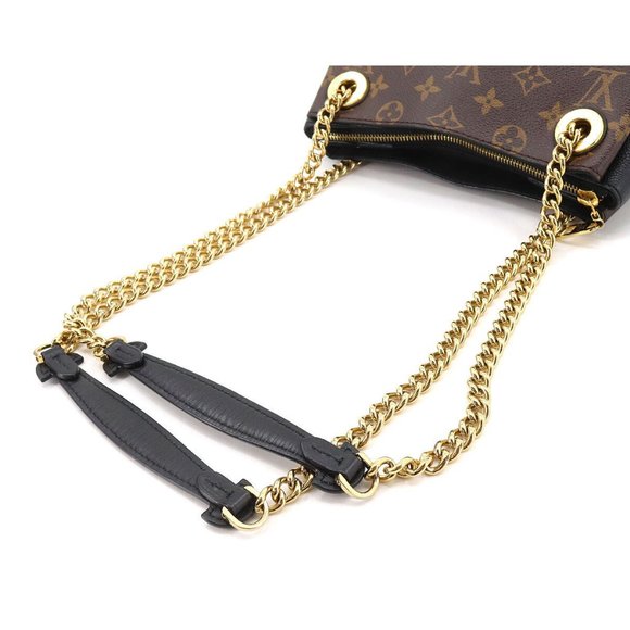 Surene BB Monogram Canvas Black Chain Shoulder Bag - Picture 5 of 9